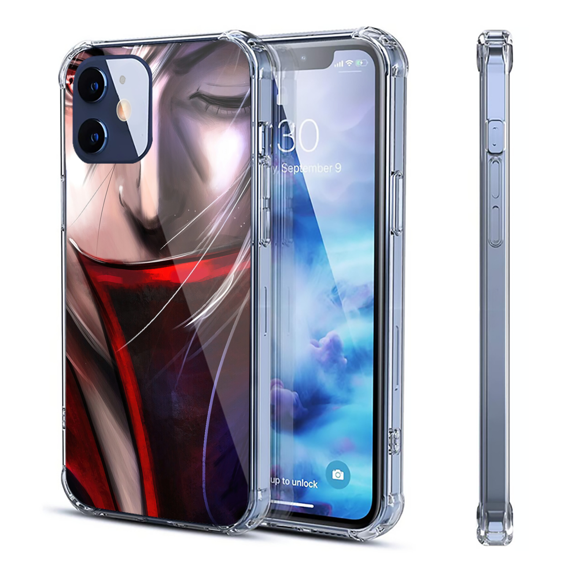 （画像用） NARUTO -ナルト- NARUTO -ナルト- 疾風伝 【iPhone 12シリーズ対応】透明スマホケース（クリアソフトケース）